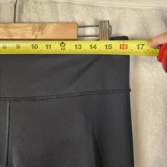 On Running Performance Tights Womens XL Black Pockets Full Length - Picture 9 of 11